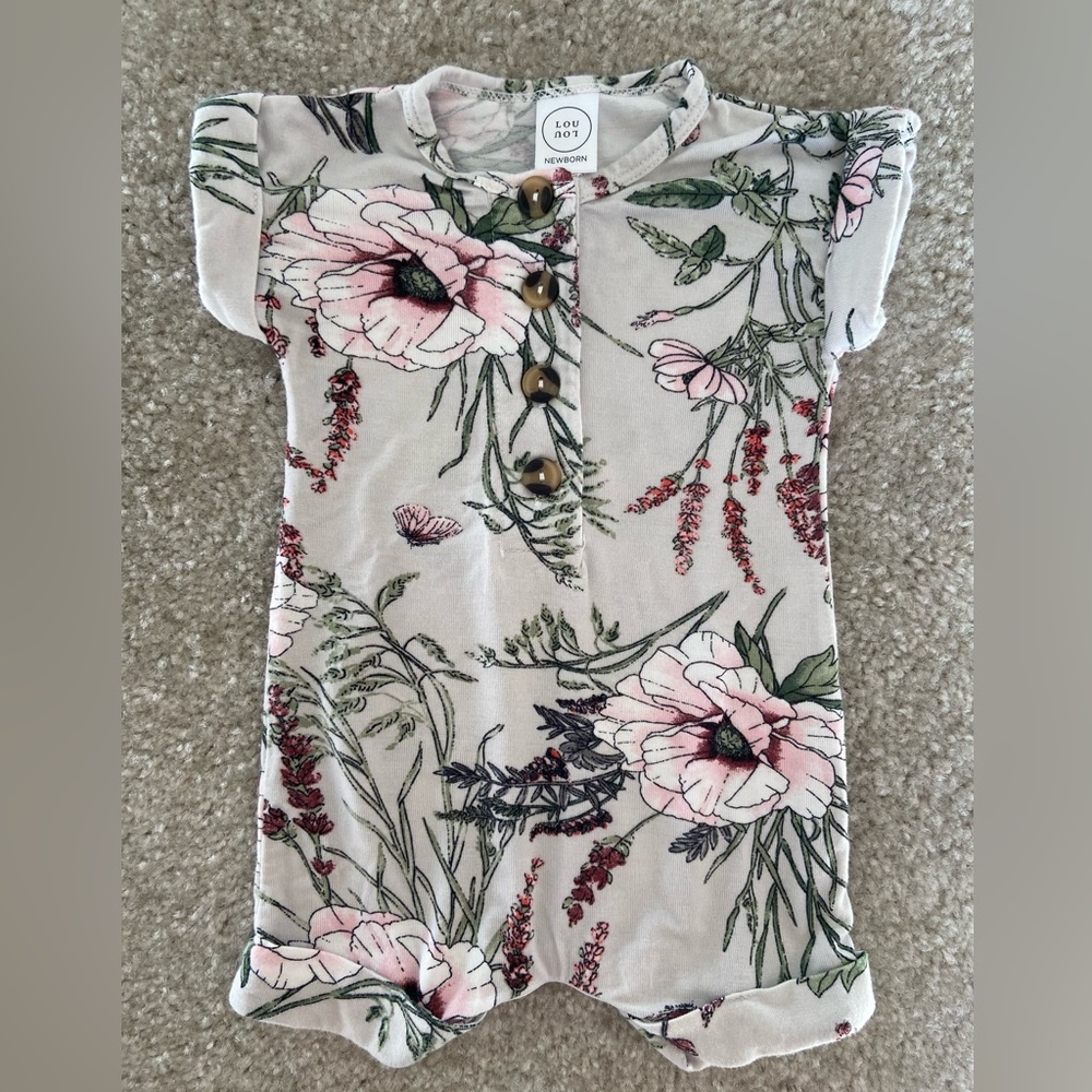 Lou Lou & Company - Maggie Romper. Newborn - 3 months.